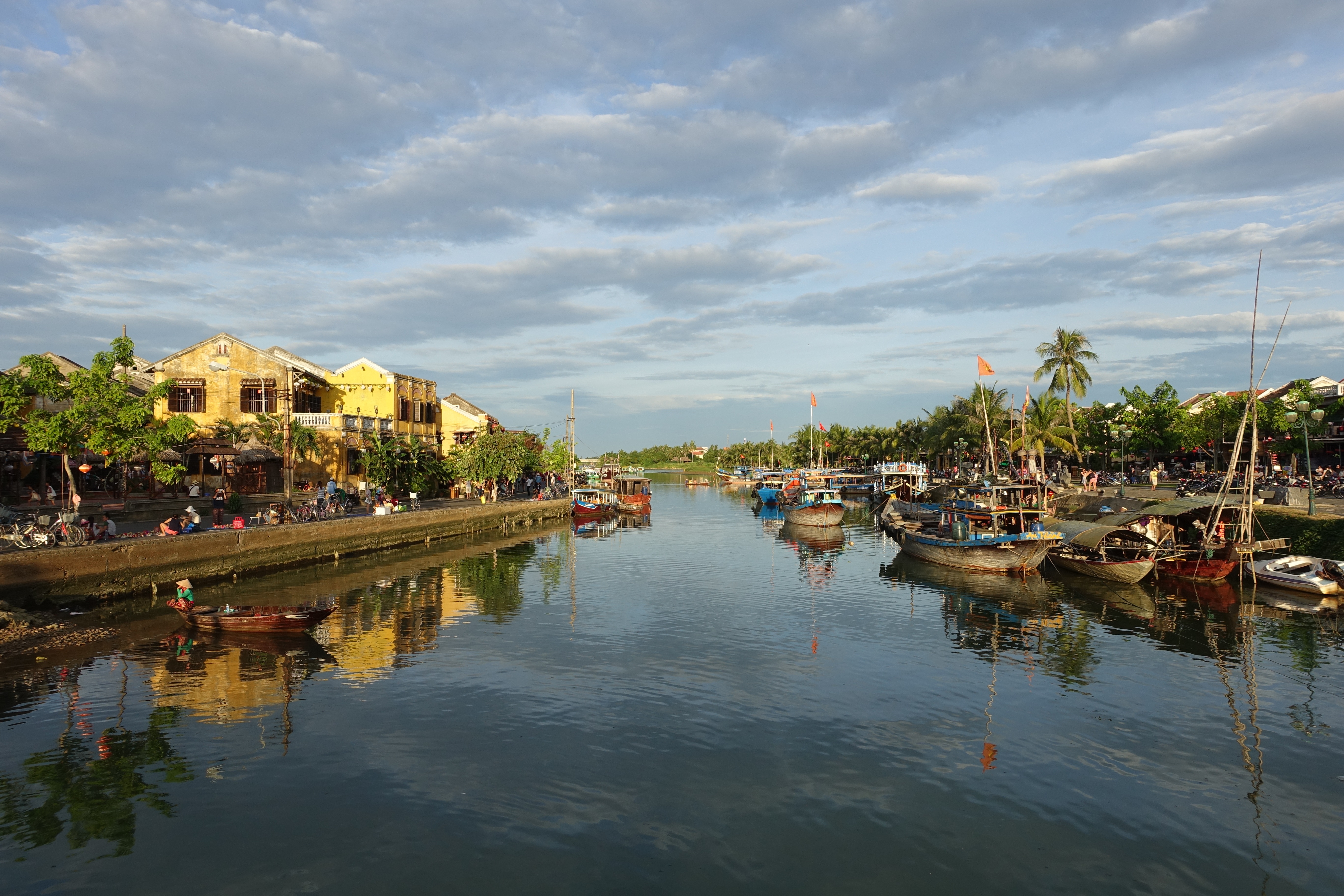 river in hoi an vietnam