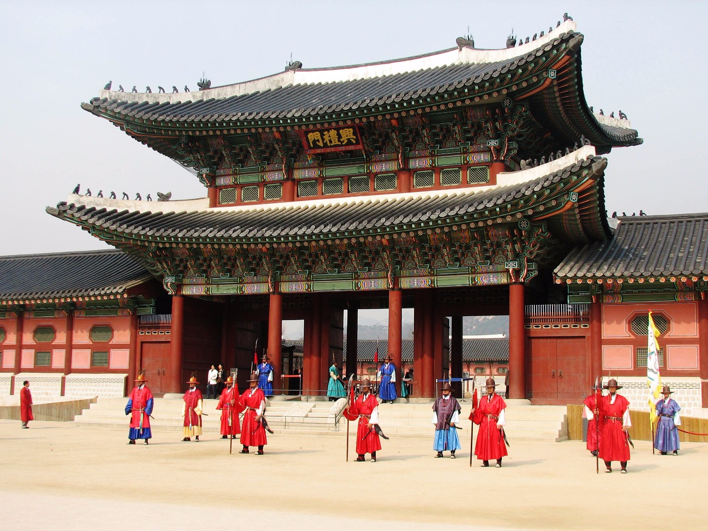 temple in gyeongbokgung in south kroea