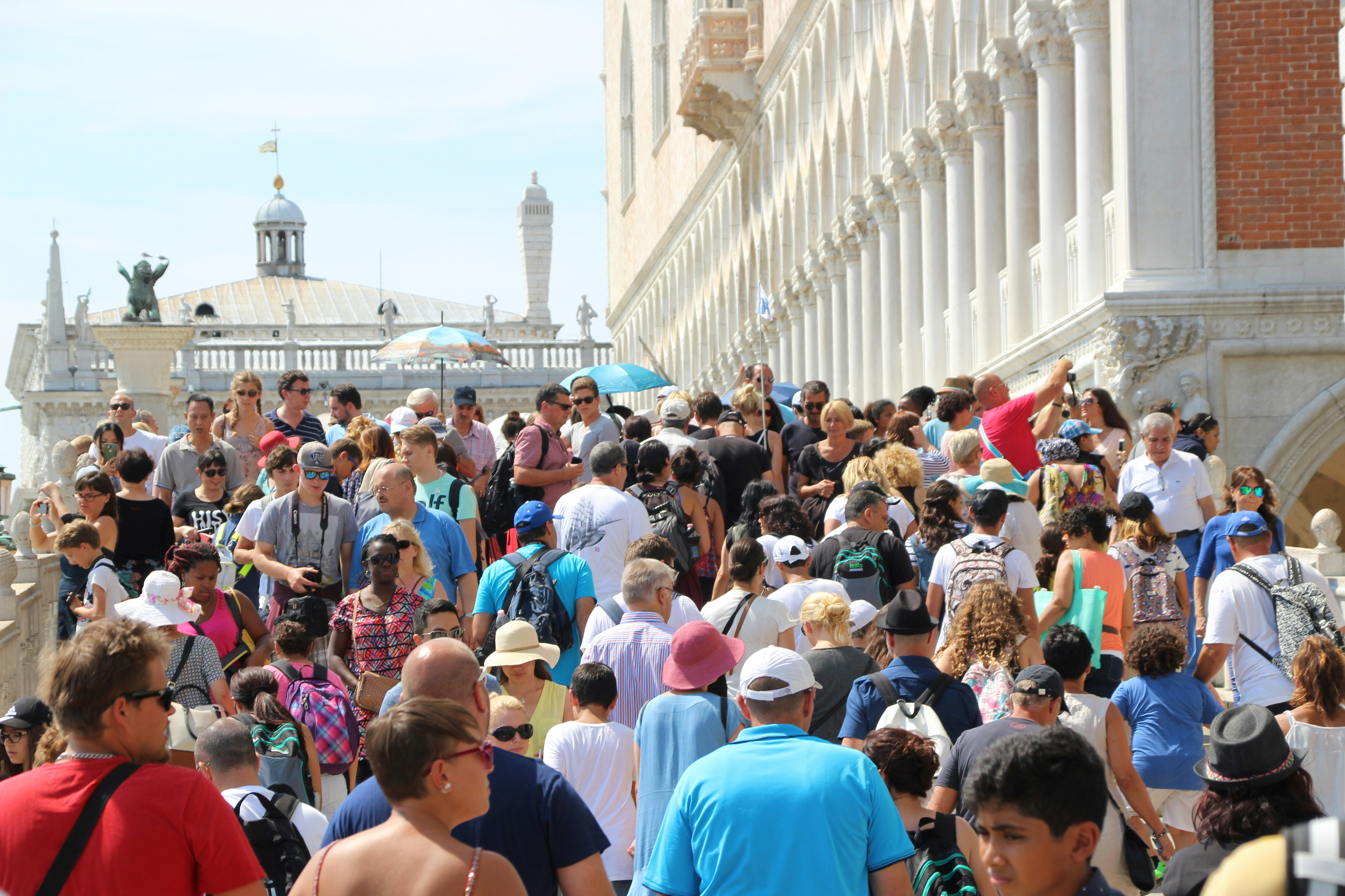 Crowds in Venice