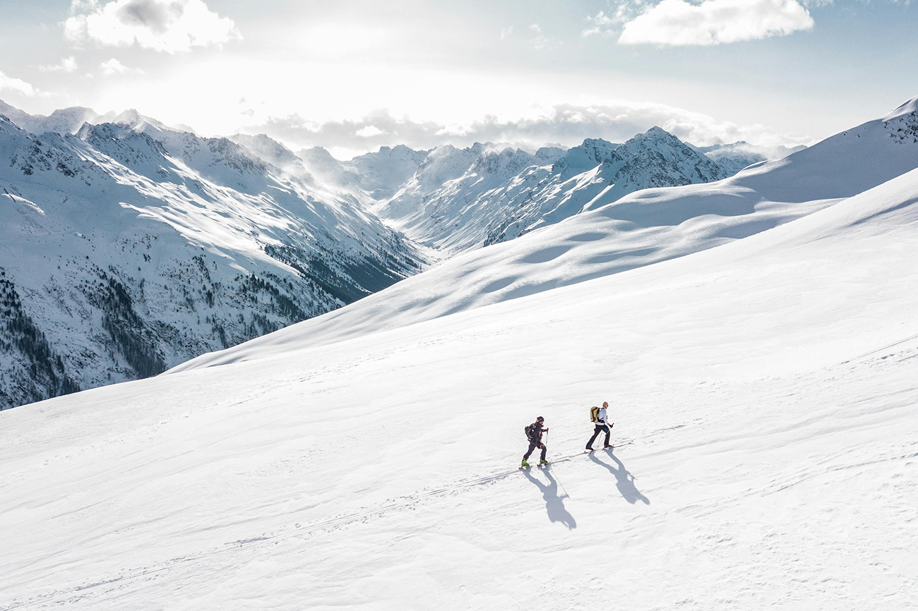 people walking on snow