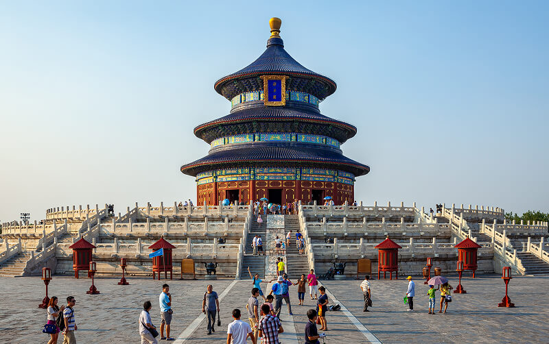 temple of heaven plaza in china