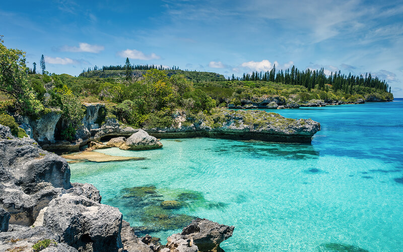 turquoise lagoon in New Caledonia