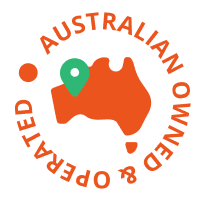 Australian owned and operated badge