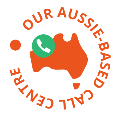 Aussie-based call centre badge